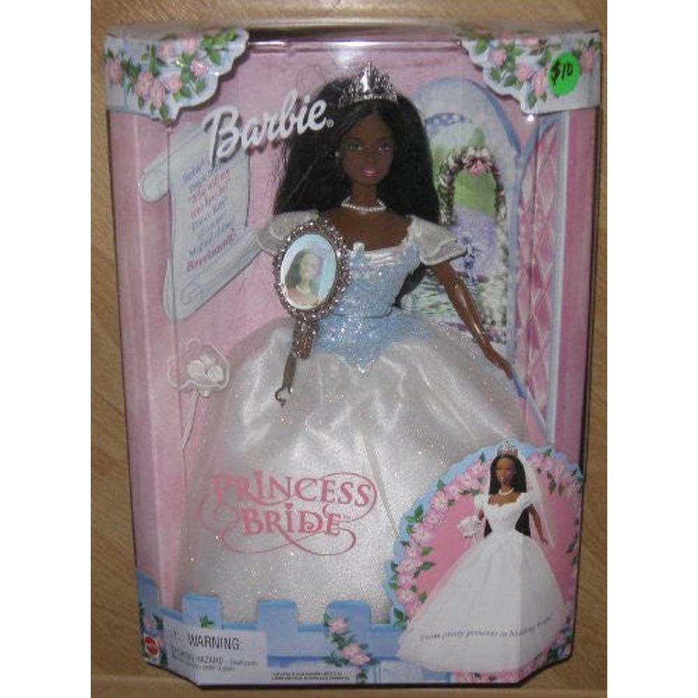 Mattel 2000 African American Princess Bride Barbie #28252 - Picture 1 of 8